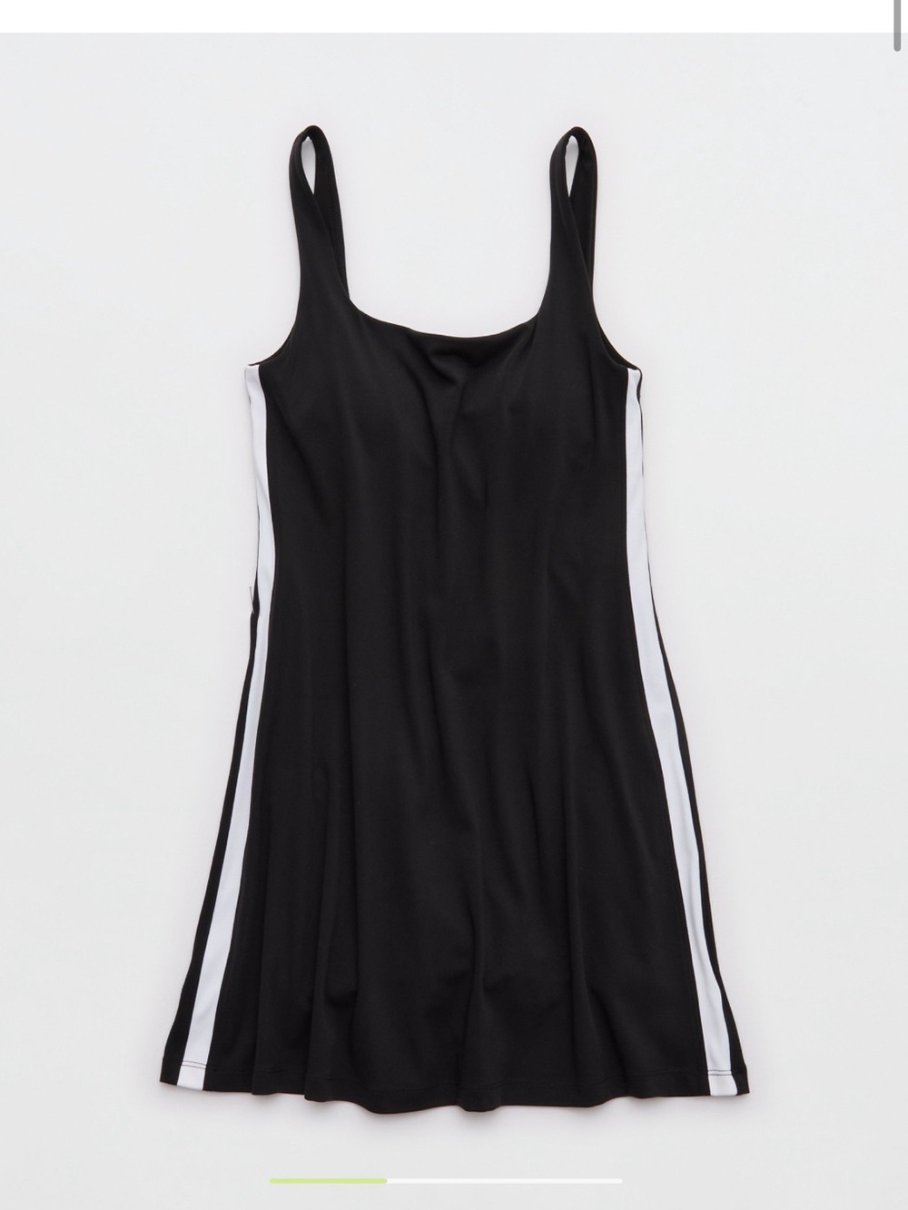 OFFLINE by Aerie Real Me XTRA square neck track mini dress